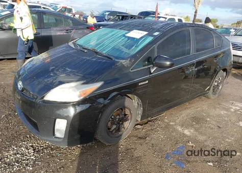 2011 Toyota Prius Two from USA, damaged, VIN JTDKN3DU8B0248590